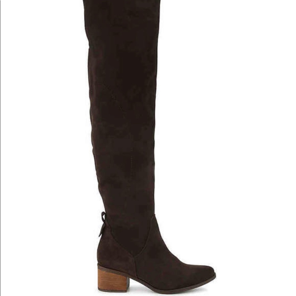 Steve Madden Purly Brown Over Knee Boot 8.5